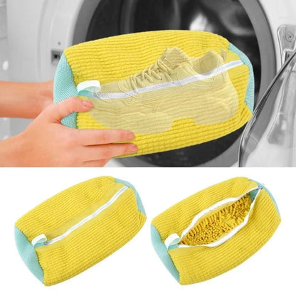 1/2PCS Washing Shoes Bag Cotton Laundry Fluffy Fibers Easily Remove Dirt Washing Bags Anti-Deformation Shoes Clothes Organizer